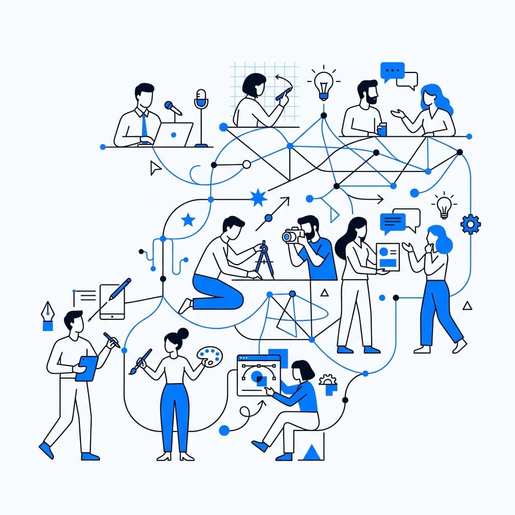 Creative professionals connecting
